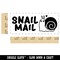Snail Mail Teacher Student School Self-Inking Rubber Stamp Ink Stamper
